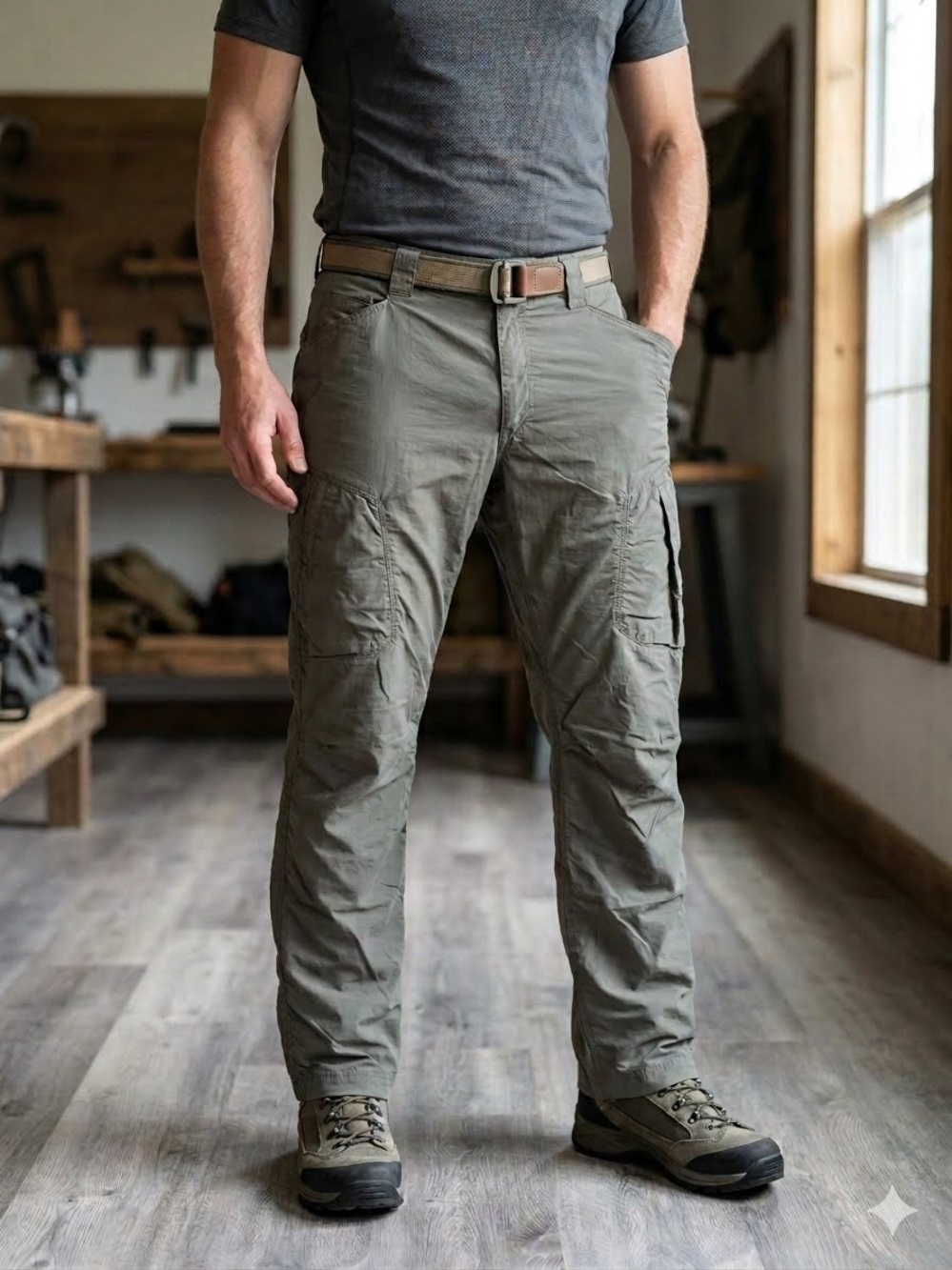 Triple Aught Design TAD Nylon Cargo Pants Ranger Green Tactical 36